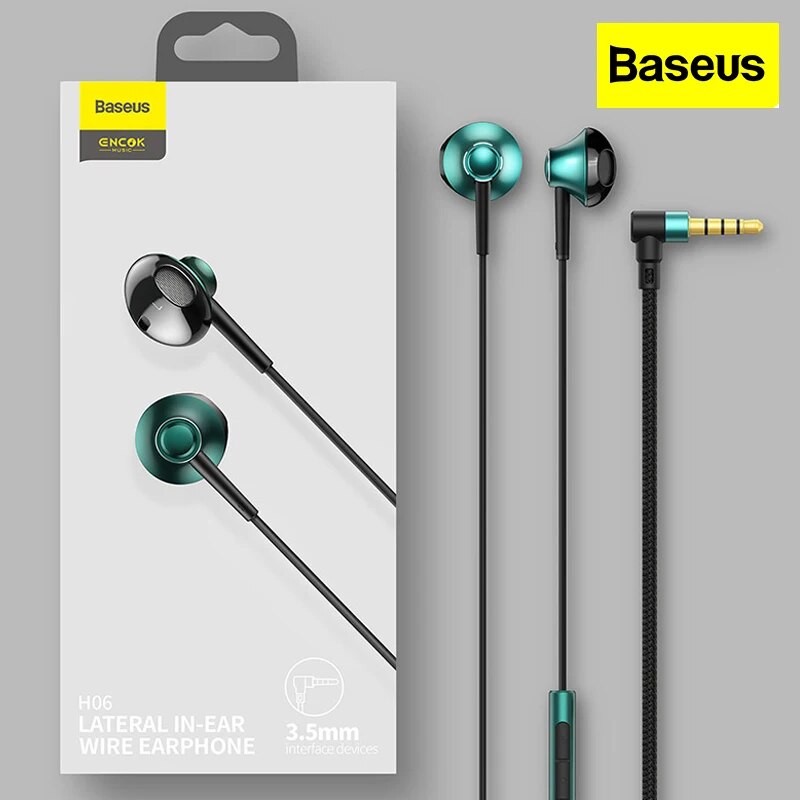 Tai Nghe Gaming Baseus Encok H06 | Jack 3.5mm, Âm Thanh Định Vị Chính Xác & Mic Rõ Nét