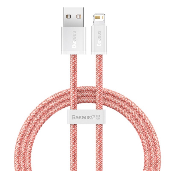 Cáp Sạc Nhanh Baseus Dynamic USB to Ln 2.4A | Bện Dù Siêu Bền, Chống Rối, Dài 1m/2m