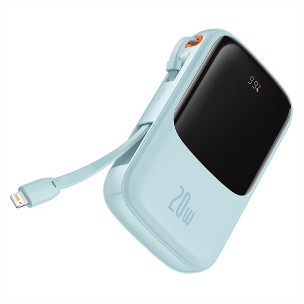 Sạc Dự Phòng Baseus Qpow Pro Kèm Dây | 10000mAh, Siêu Gọn Nhẹ, Màn Hình LED