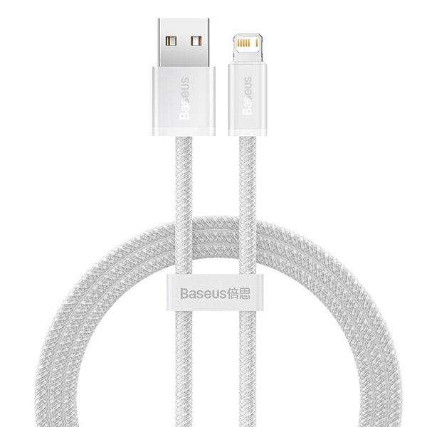 Cáp Sạc Nhanh Baseus Dynamic USB to Ln 2.4A | Bện Dù Siêu Bền, Chống Rối, Dài 1m/2m