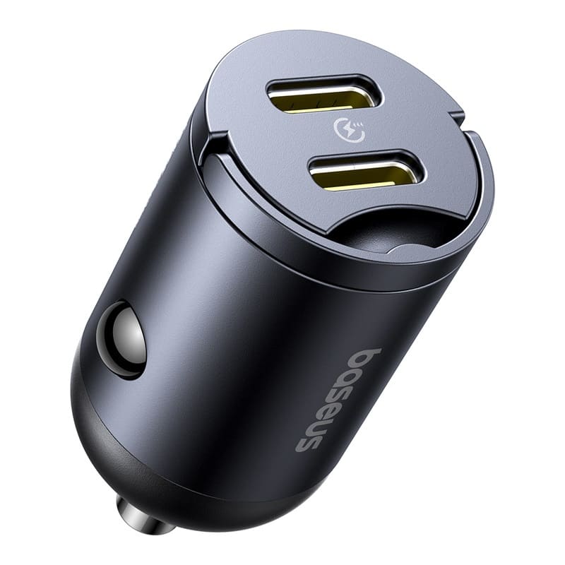 Tẩu Sạc Baseus Tiny Star 30W Đa Năng 2 Cổng | Type-C & USB, Kích Thước Mini Gọn Nhẹ