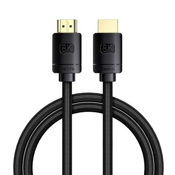Cáp HDMI 2.1 Baseus High Definition 8K Chuyên Dụng Cho Gaming | Hỗ Trợ 8K@60Hz, Dây Dù