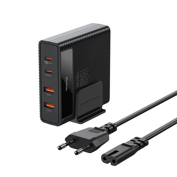 Bộ Sạc Nhanh Để Bàn Mcdodo 100W 2Type-C + 2USB | Sắp Xếp Gọn Gàng, Kèm Dây Nguồn 1.5m