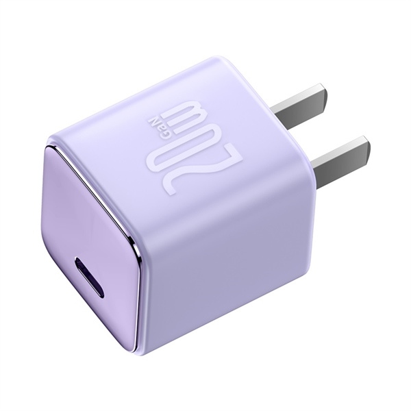 Cốc Sạc Nhanh PD 20W Baseus GaN3 Type-C | Công Nghệ Mát BCT, Gọn Nhẹ, Chân Dẹt