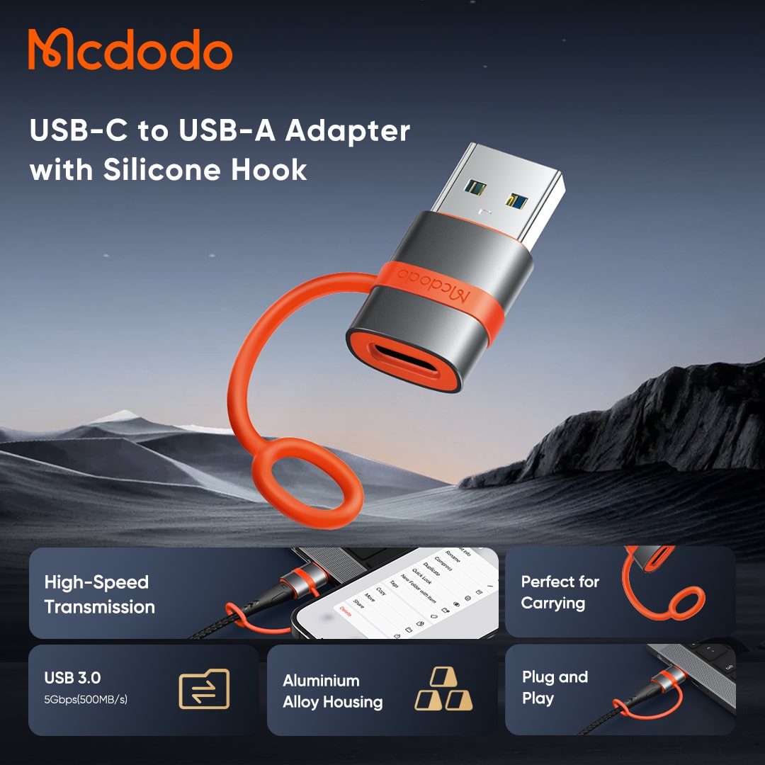 Đầu Chuyển Đổi Mcdodo Siêu Nhỏ Gọn | Có Móc Đeo Tiện Lợi, Nhiều Lựa Chọn Cổng