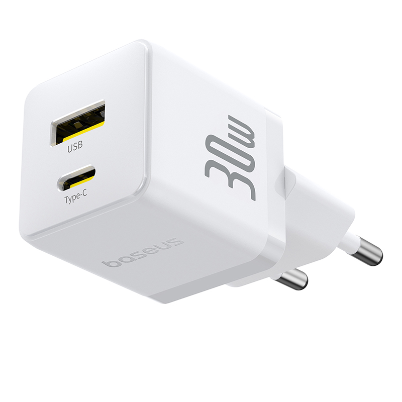 Cốc Sạc Nhanh Baseus Palm Fast Charger C+U 30W