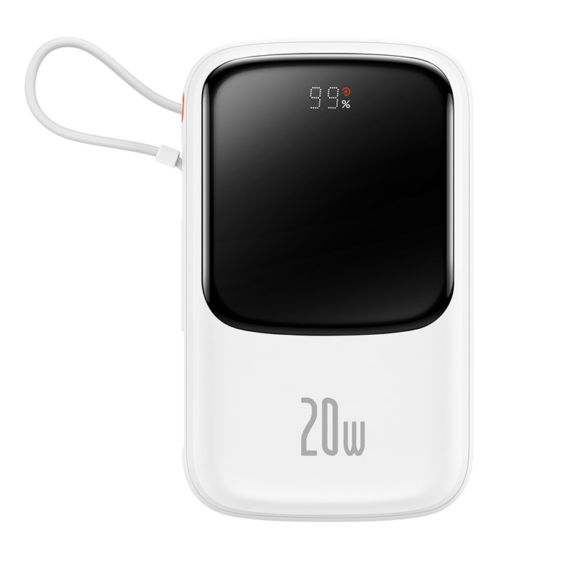 Sạc Dự Phòng Baseus Qpow Pro | Kèm Dây Ln 20W Hoặc Type-C 22.5W, Màn Hình LED, 10.000/20.000mAh (OS)