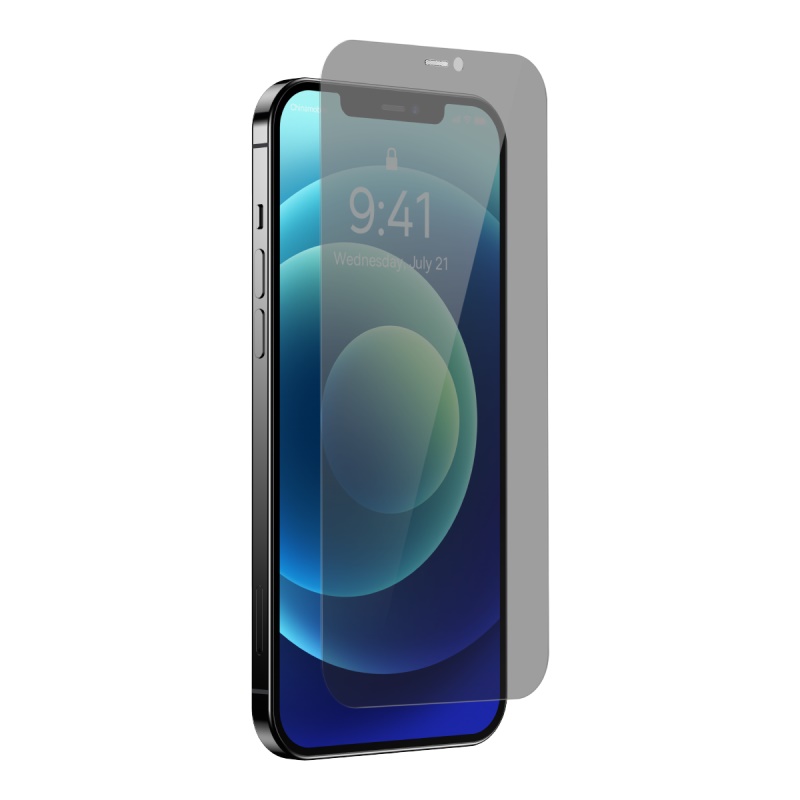 Cường Lực Baseus All-glass Corning Tempered Glass cho iP12 Series | Có Màng Loa Chống Bụi