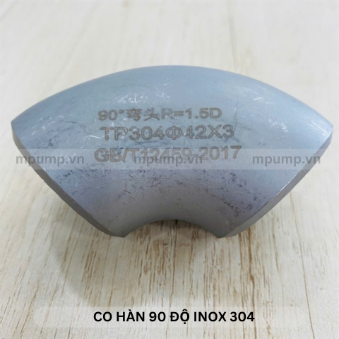 Co hàn 90 độ inox 304