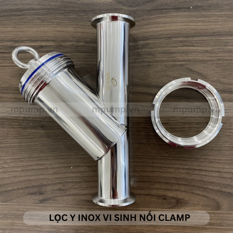 Lọc Y inox vi sinh khớp nối nhanh