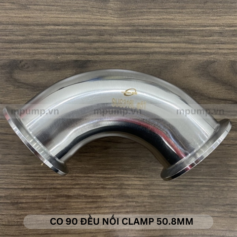 Co 90 đều inox vi sinh nối clamp