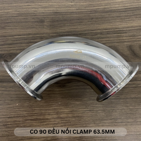 Co 90 đều inox vi sinh nối clamp