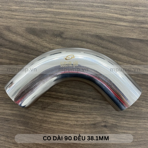 Co dài 90 độ đều inox vi sinh