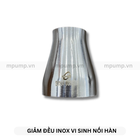 Giảm đồng tâm inox vi sinh nối hàn