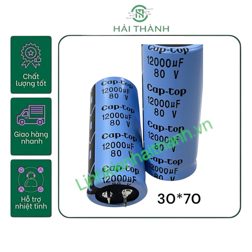 Tụ CAPTOP 12000UF 80V 30*70