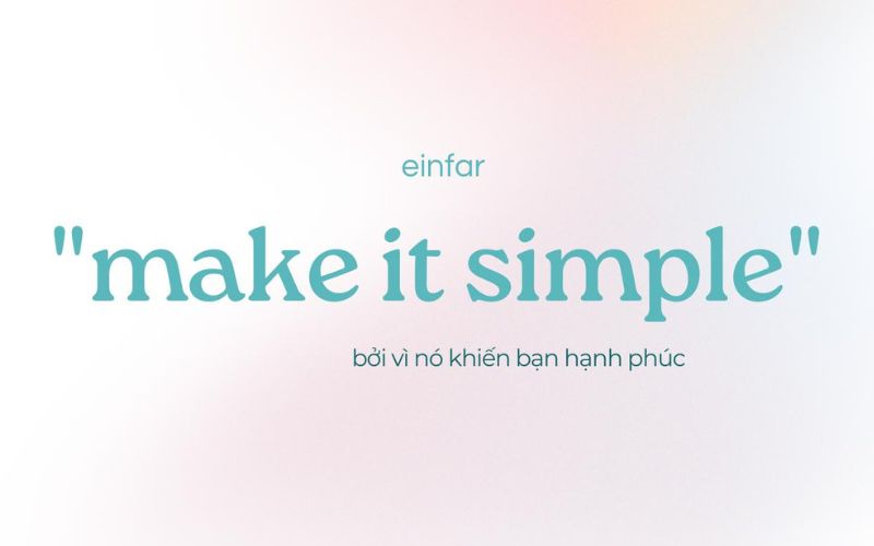 Thương hiệu quần áo thể thao nổi tiếng EINFAR với châm ngôn: “Make it simple”