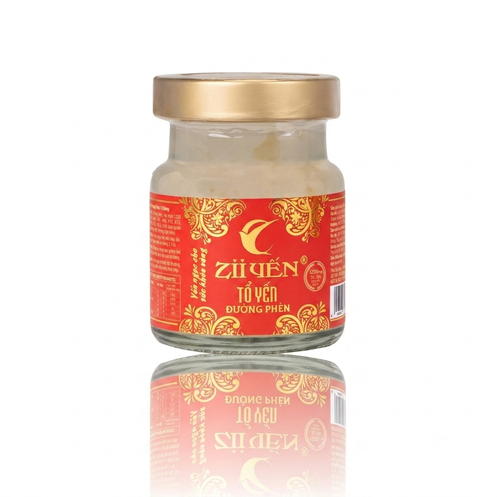 Yến Chưng Đường Phèn 1250mg Tổ Yến