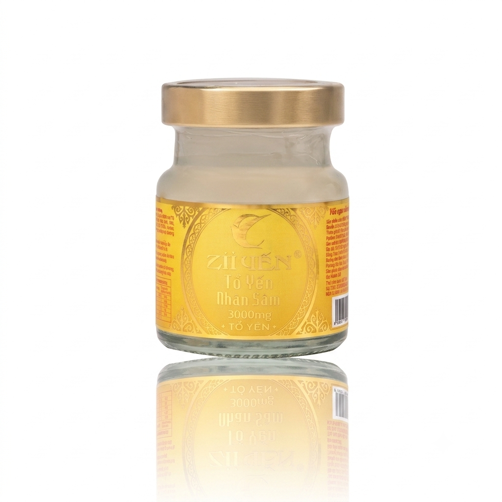 Yến Chưng Nhân Sâm 3000mg Tổ Yến
