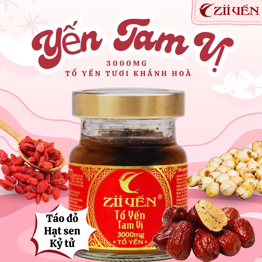 Tổ Yến Chưng Tam Vị 3000mg Tổ Yến