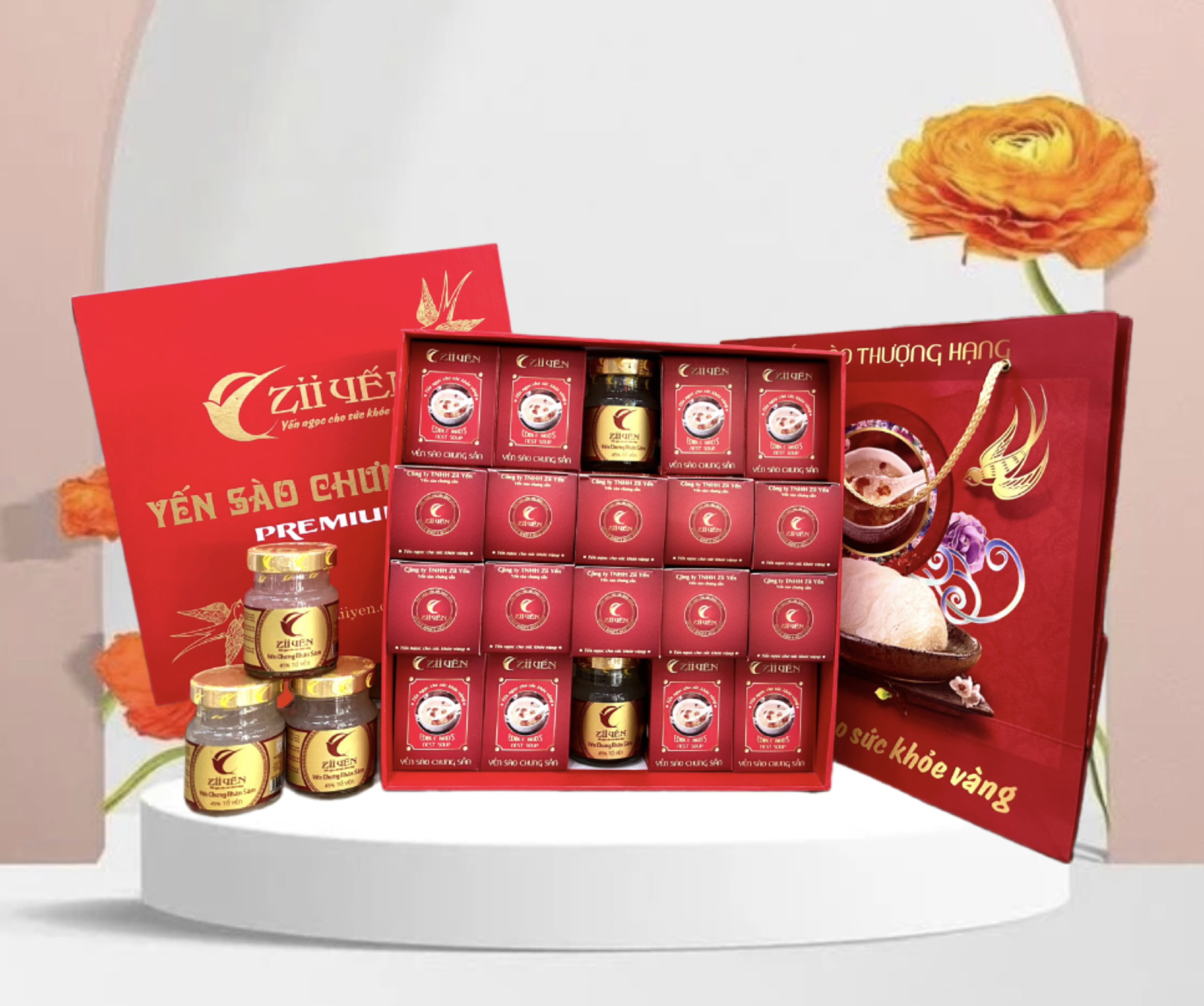 Tổ Yến Nhân Sâm 3000mg Yến