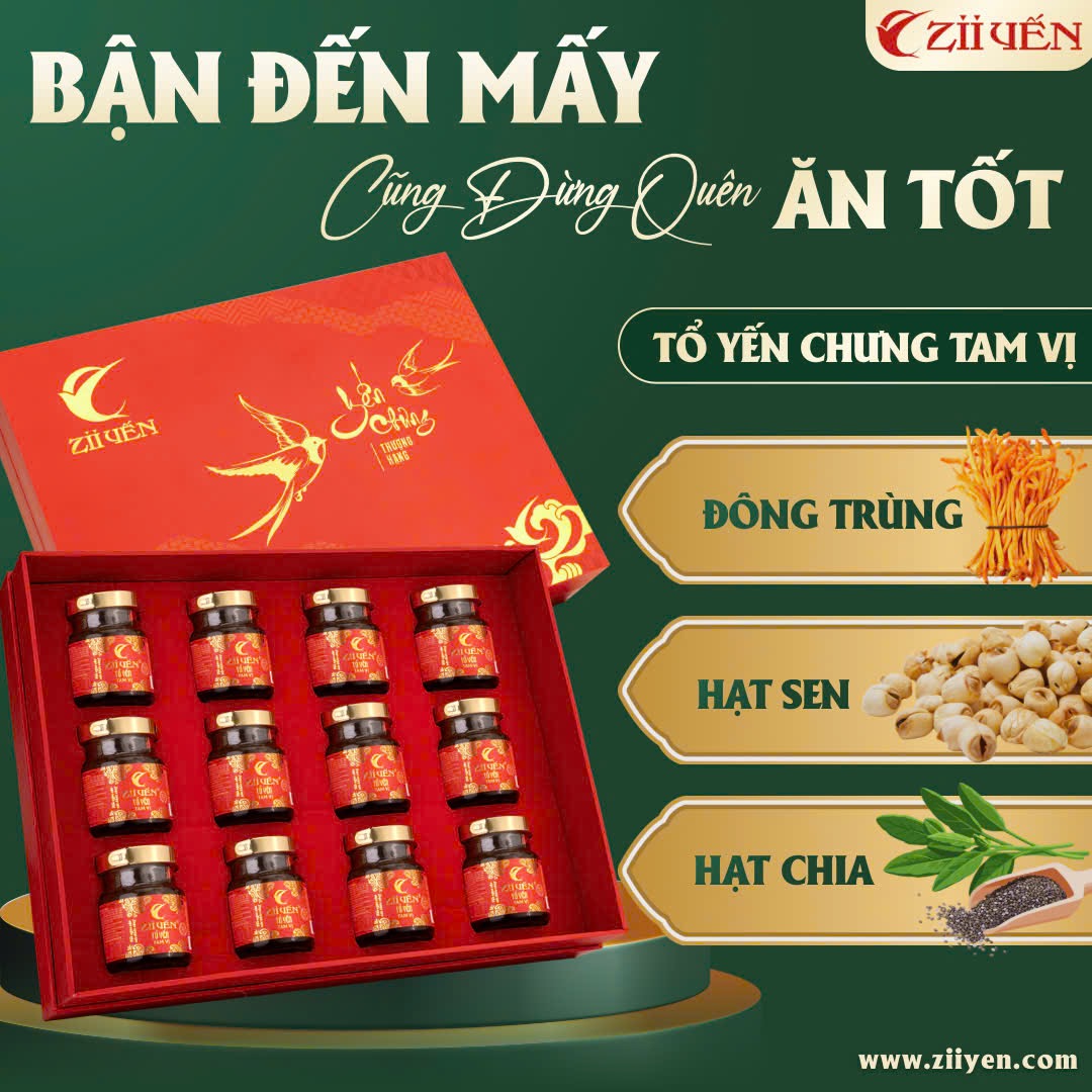 Tổ Yến Tam Vị 1250mg Yến