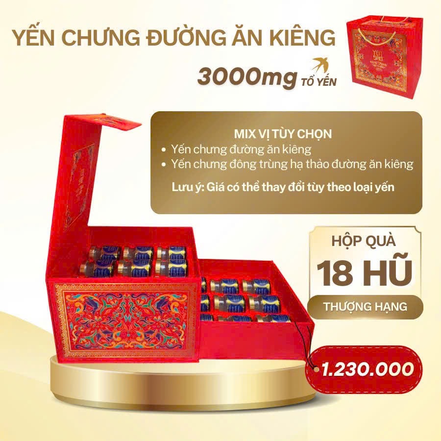 Tổ Yến Đường Kiêng 3000mg Yến