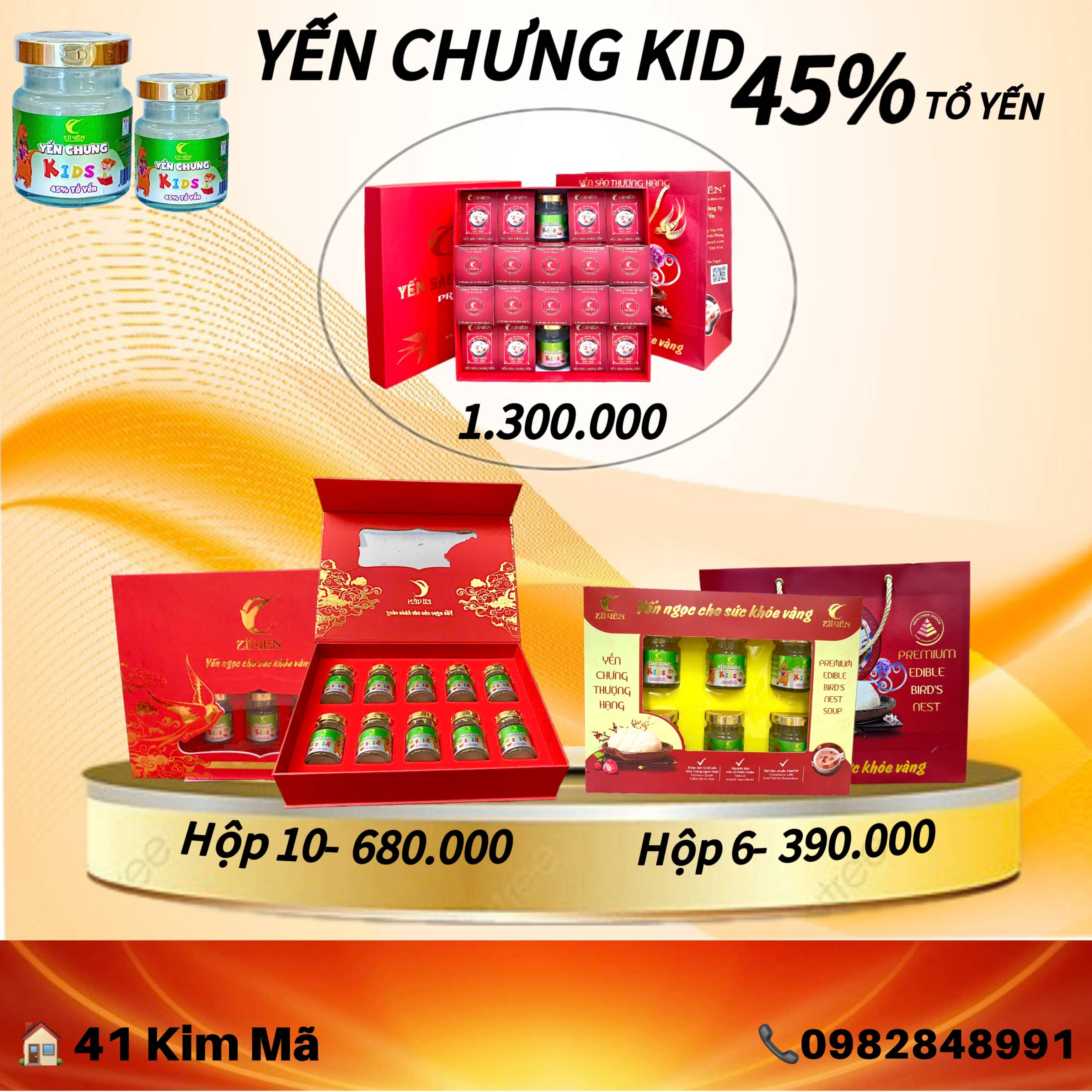 Tổ Yến Kid 3000mg Yến