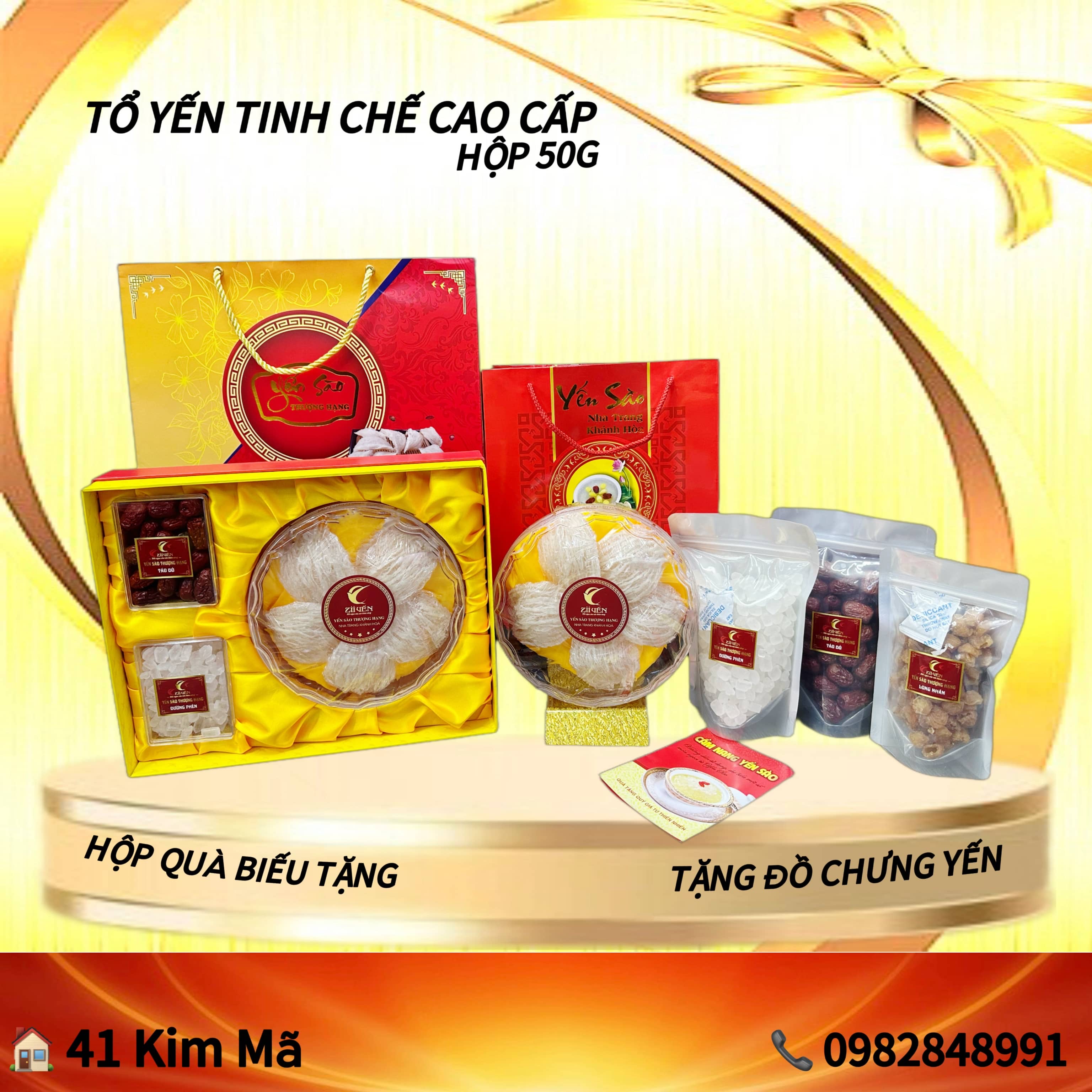 Yến Sào Tinh Chế Hộp 50g