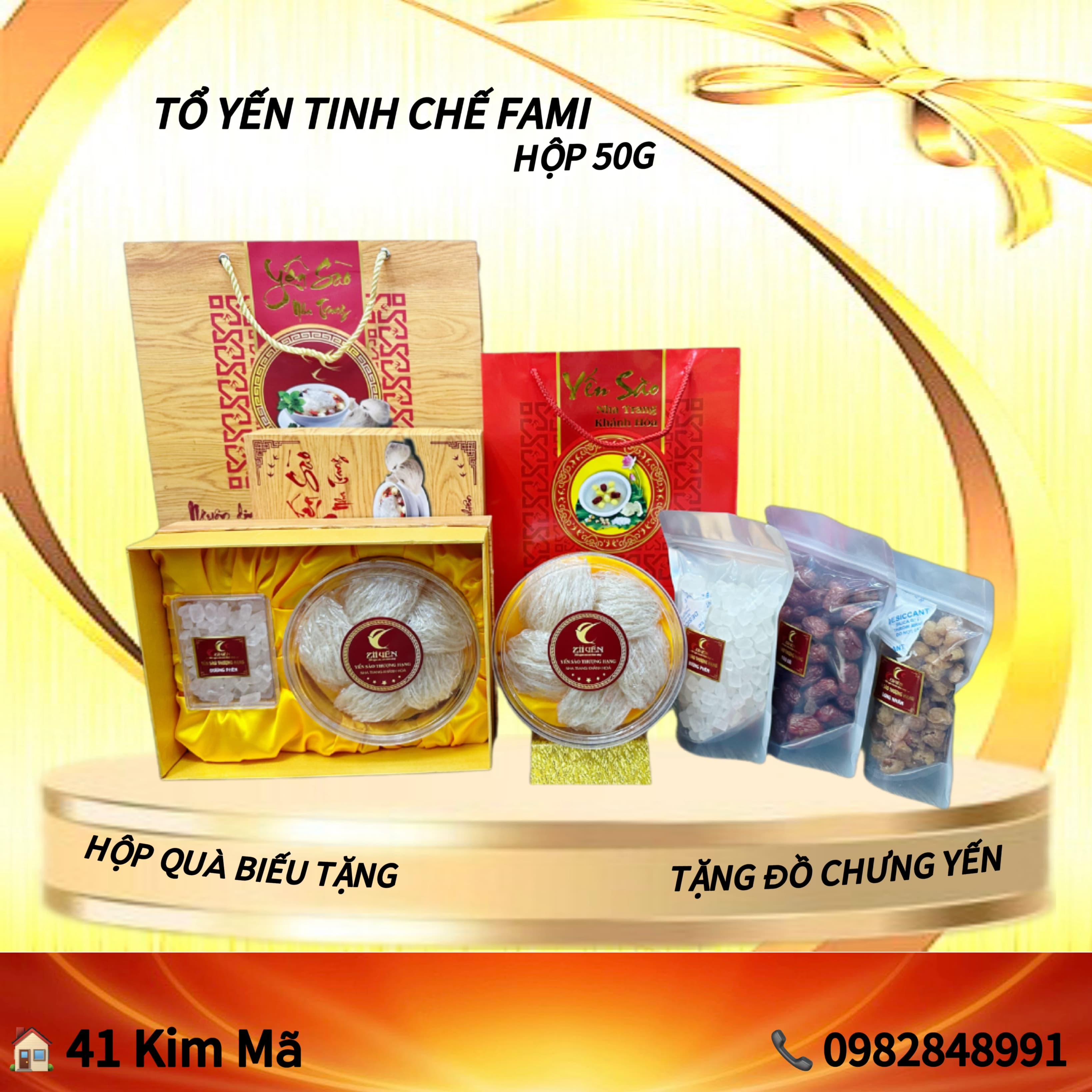 Yến Sào Tinh Chế Hộp 50g