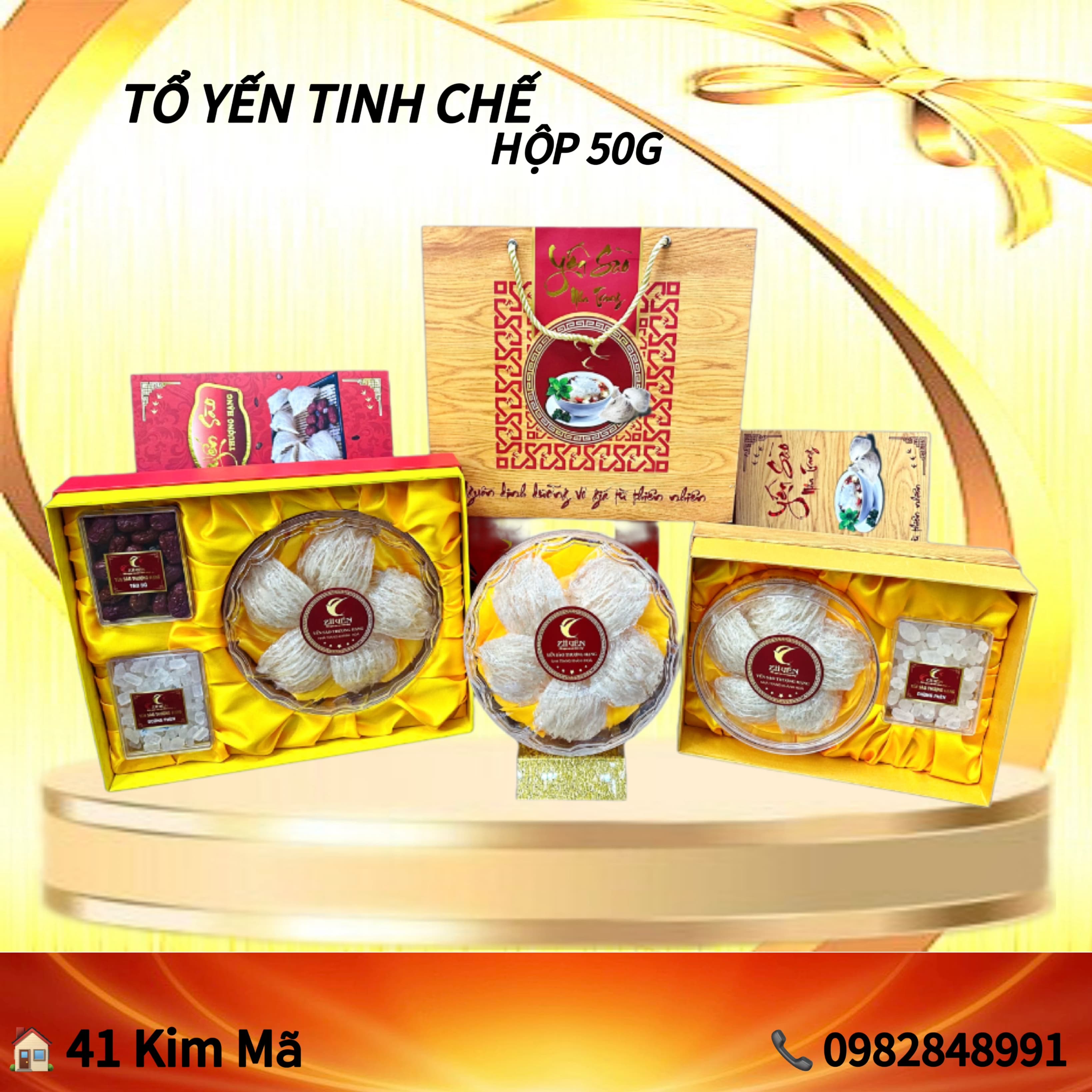 Yến Sào Tinh Chế Hộp 50g