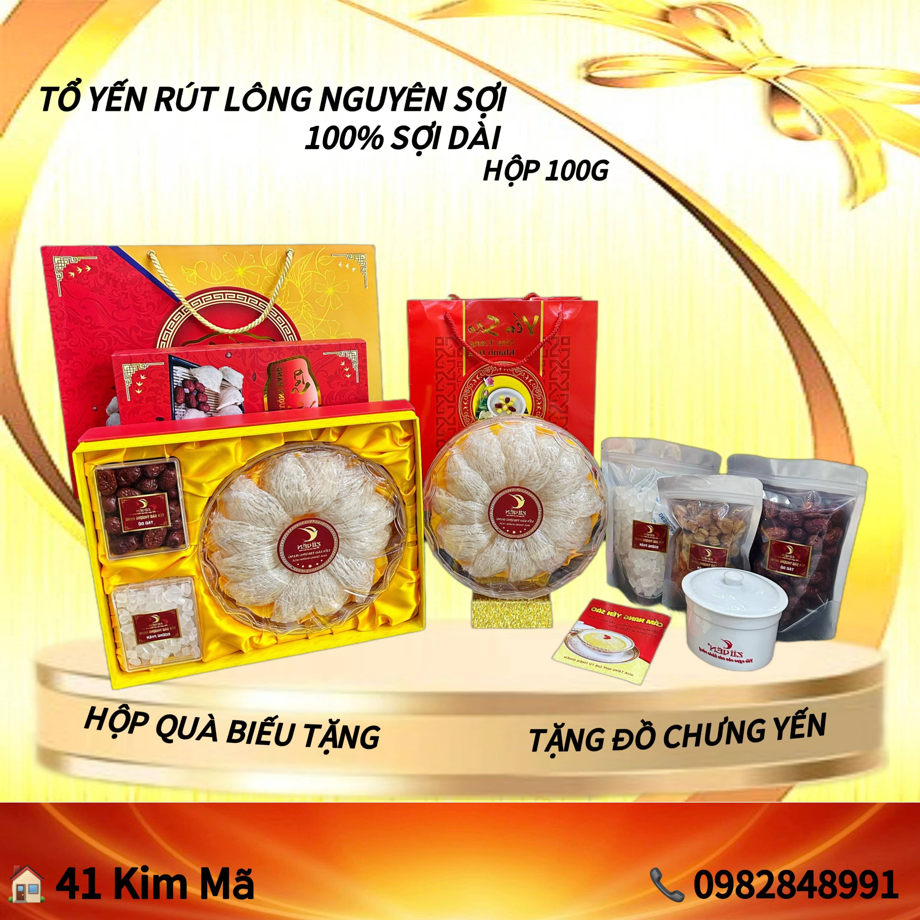 Tổ Yến Rút Lông Nguyên Sợi