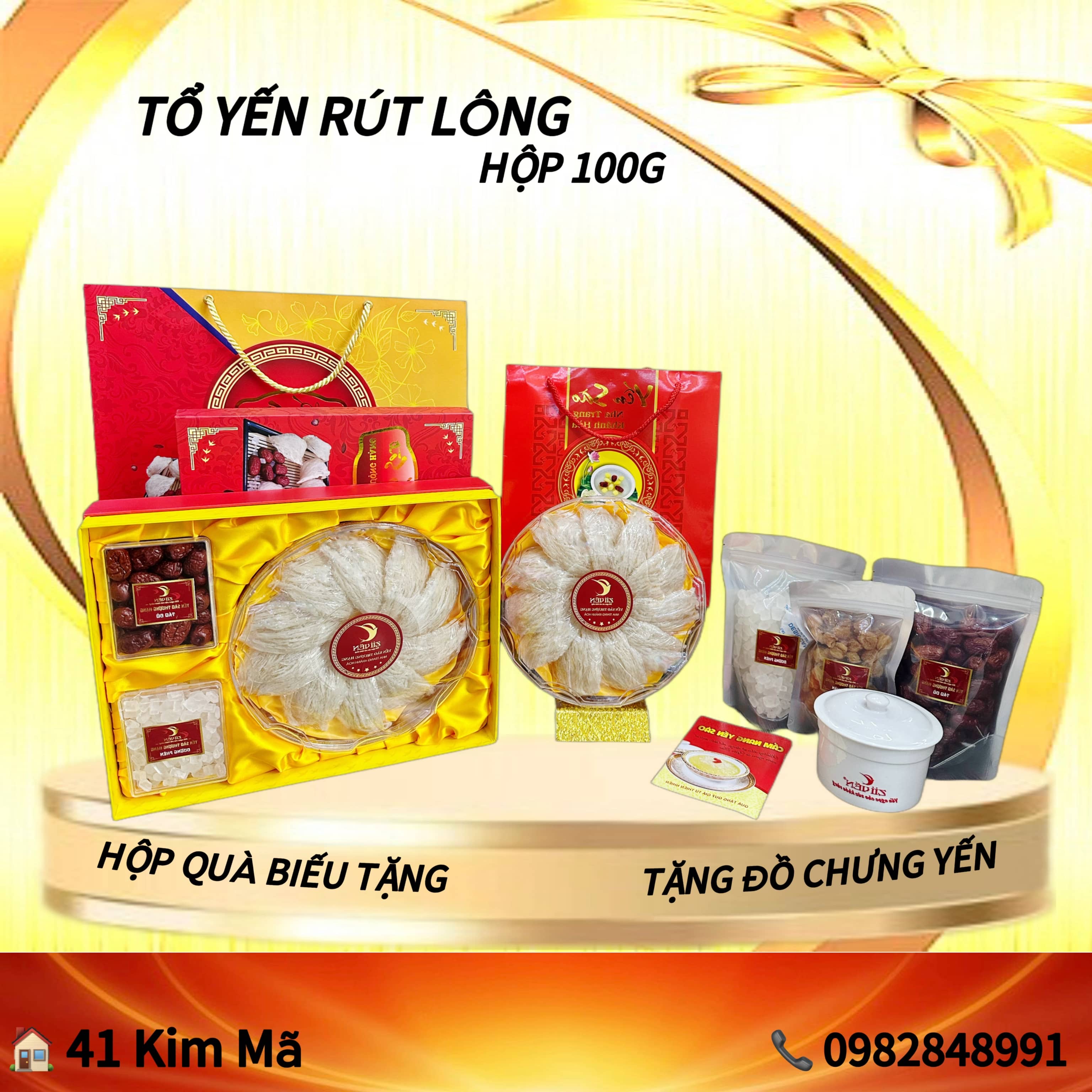 Yến Huyết Rút Lông Thượng Hạng