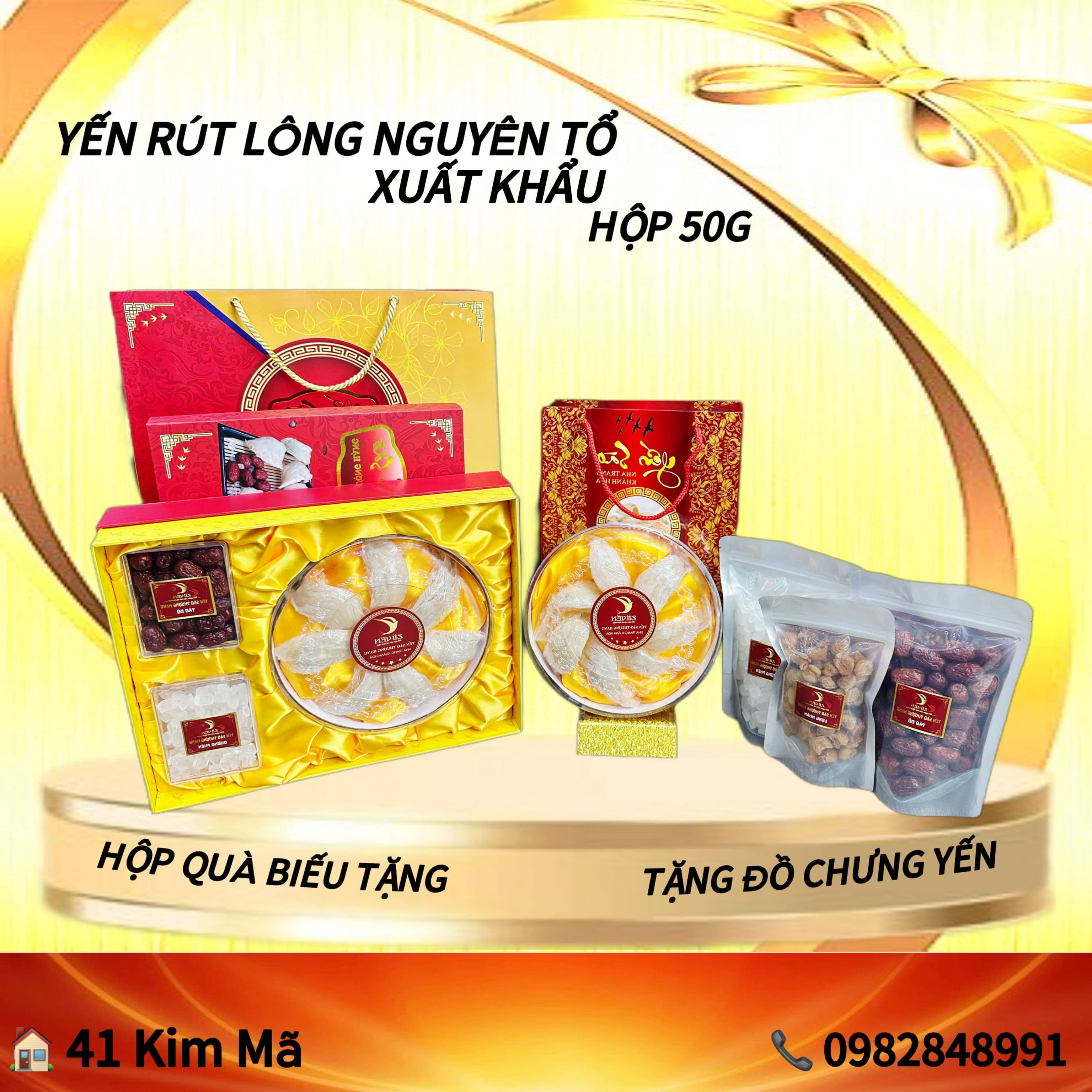 Yến Rút Lông Nguyên Tổ Xuất Khẩu