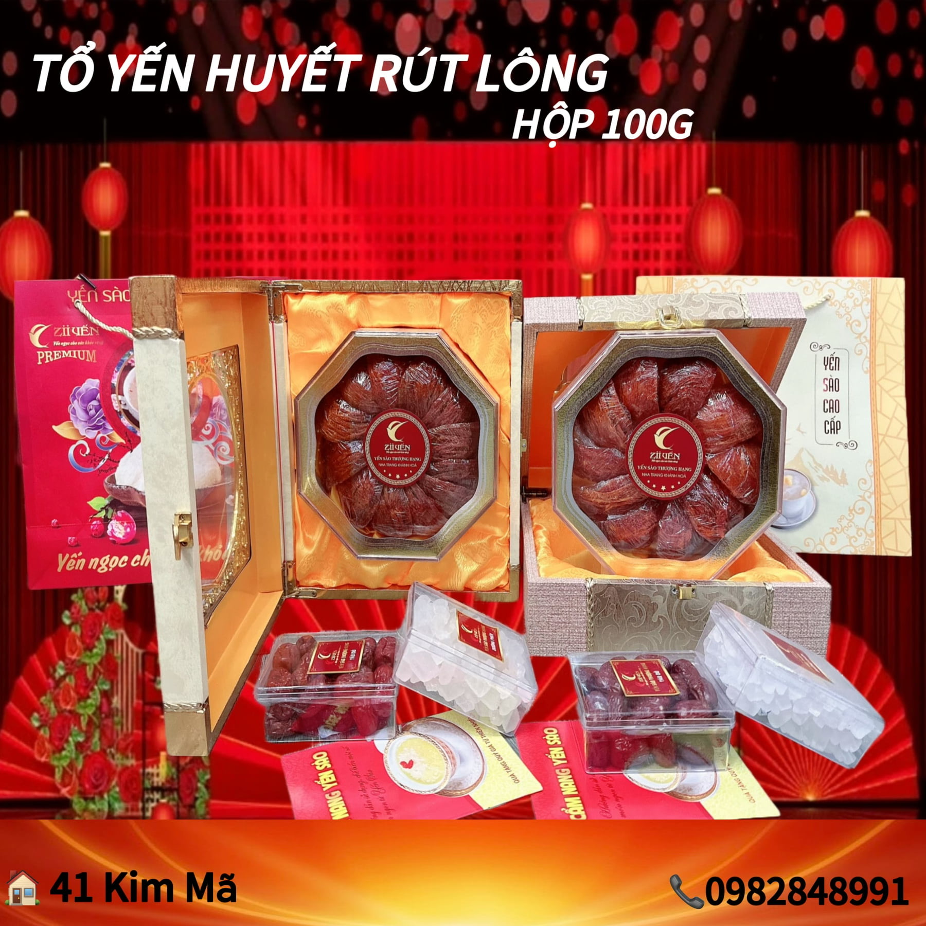 Yến Huyết Rút Lông Thượng Hạng