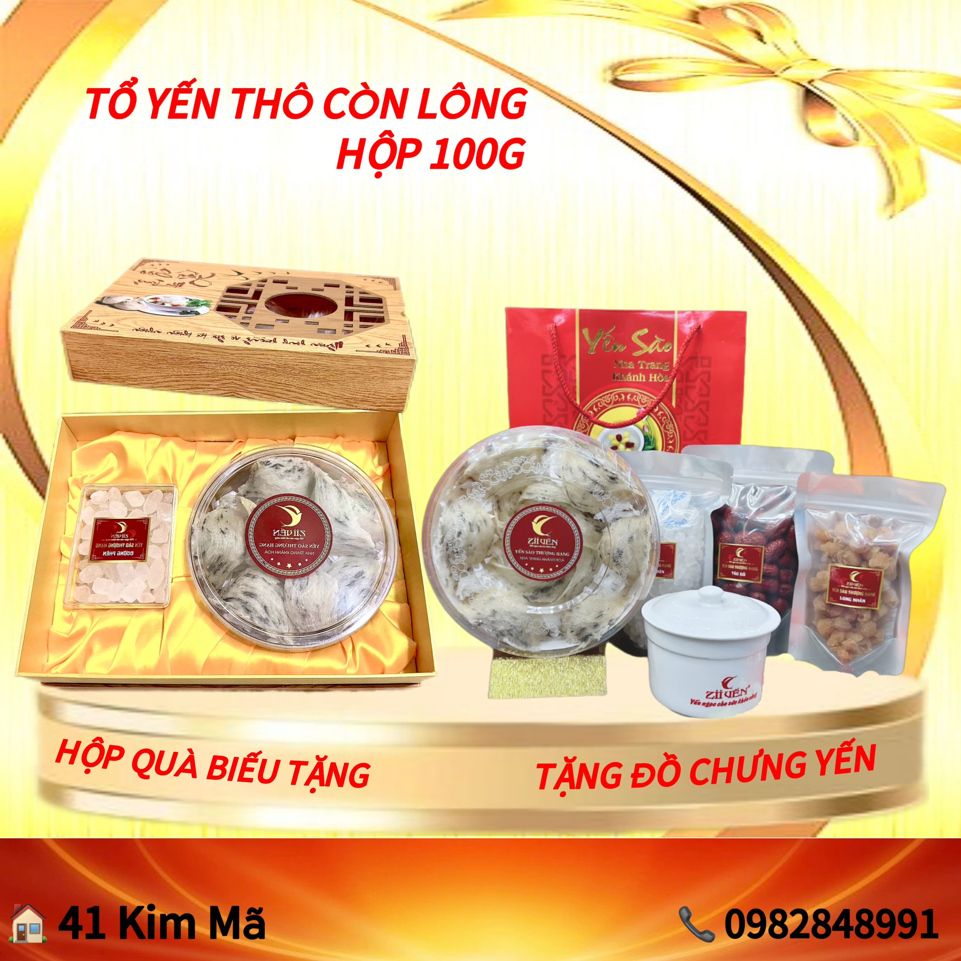 Tổ Yến Thô- Chân Yến Còn Lông