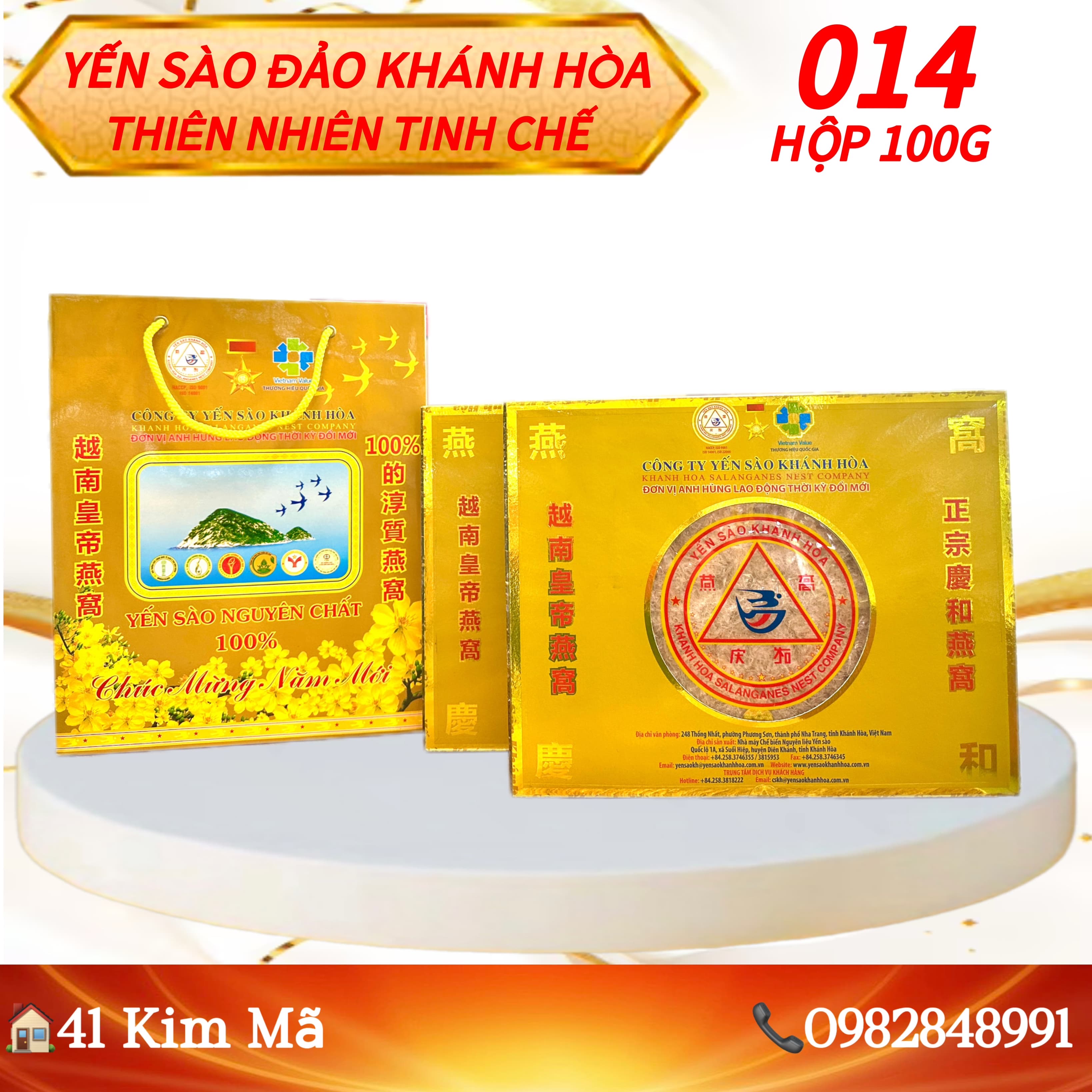 Yến Sào Đảo Khánh Hòa Thiên Nhiên Tinh Chế