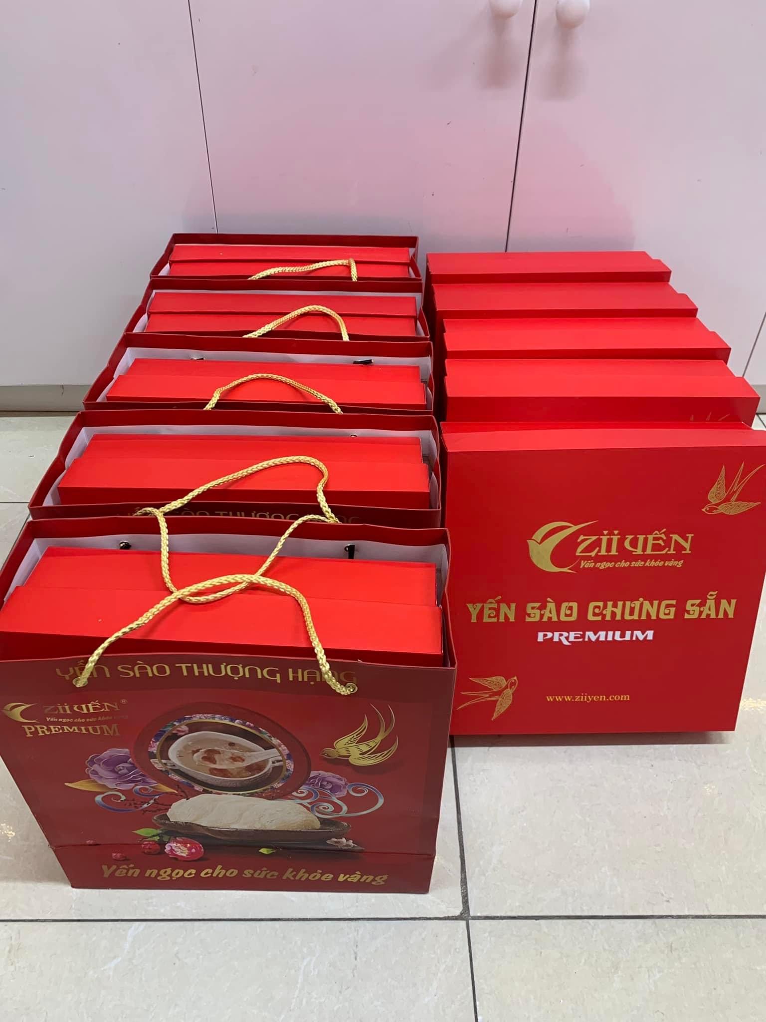 Hộp Quà Tặng 20 Hũ Yến Chưng Thượng Hạng