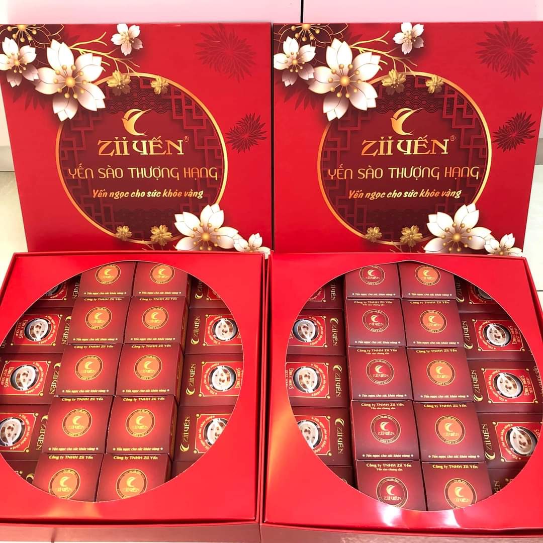 Hộp Quà Tặng 20 Hũ Yến Chưng Thượng Hạng