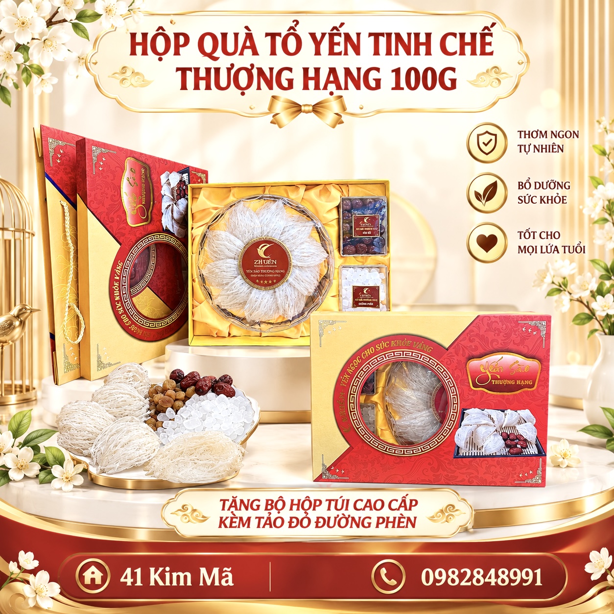 Tổ Yến Tinh Chế Thượng Hạng