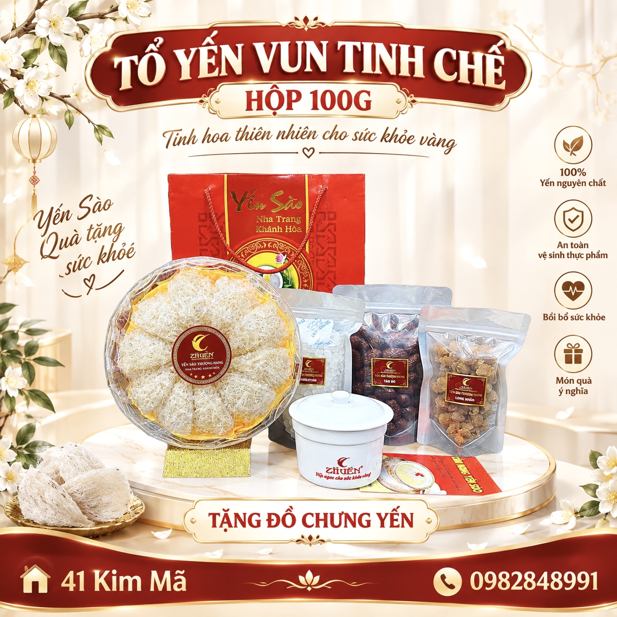 Yến vụn ( Tinh Chế Sợi Ngắn)