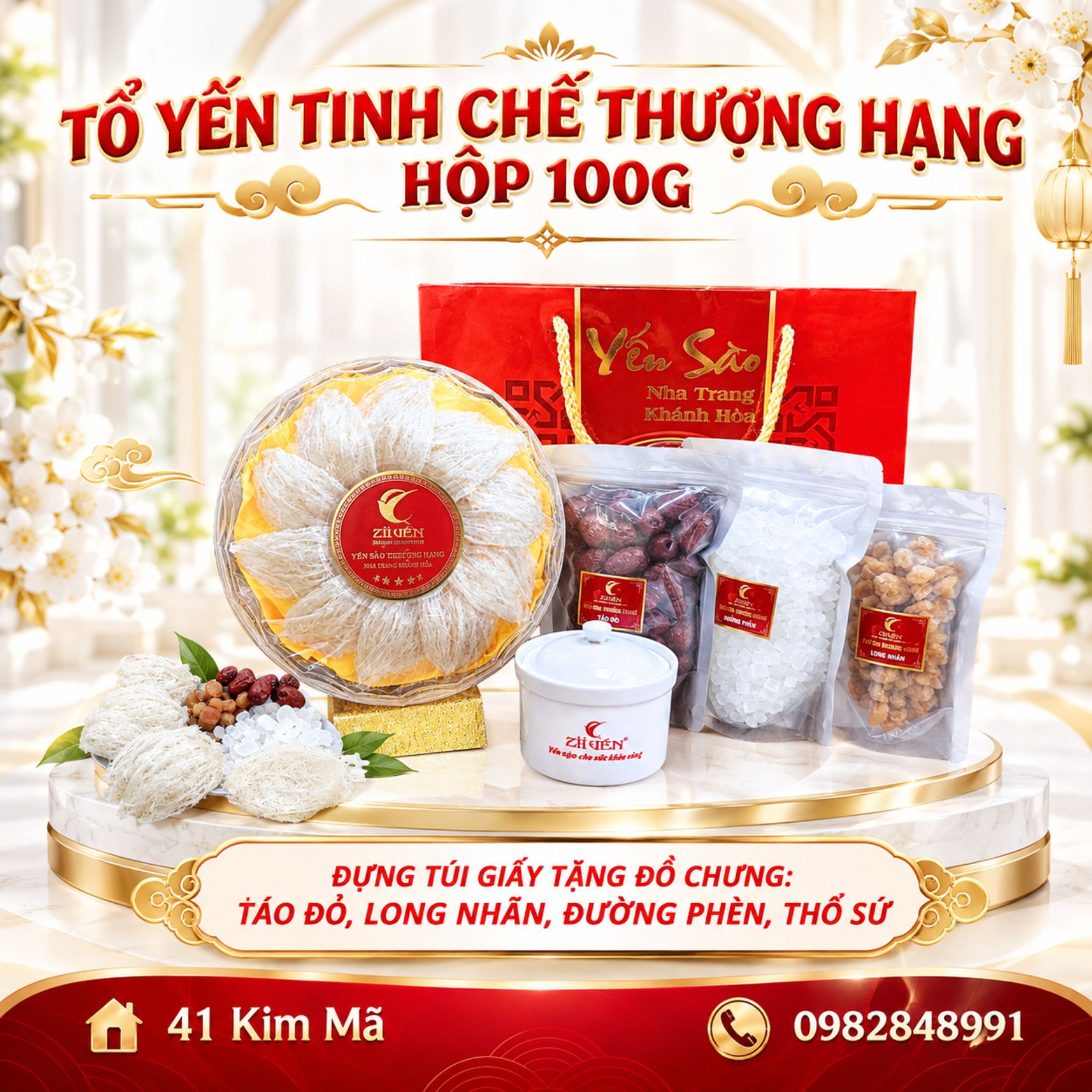 Tổ Yến Tinh Chế Thượng Hạng