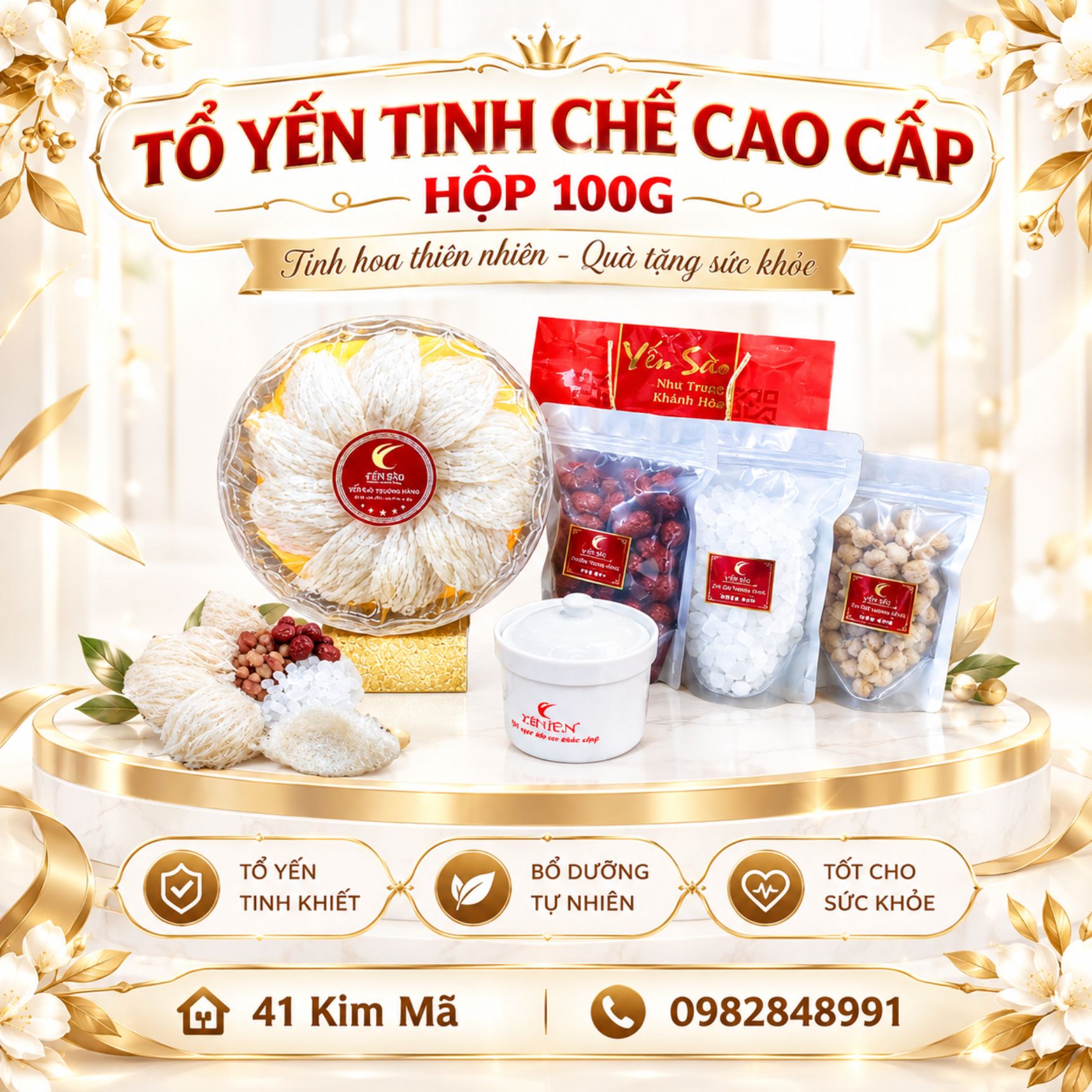 Tổ Yến Tinh Chế Cao Cấp