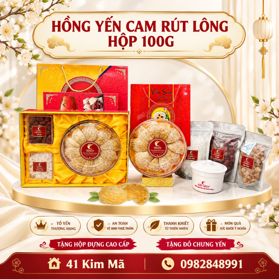 Hồng Yến Cam Rút Lông Thượng Hạng
