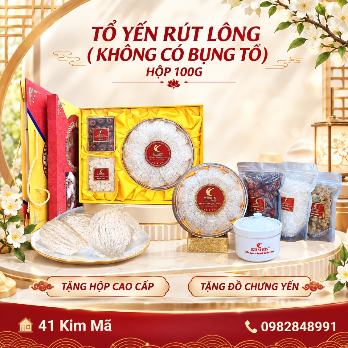 Tổ Yến Rút Lông Thượng Hạng