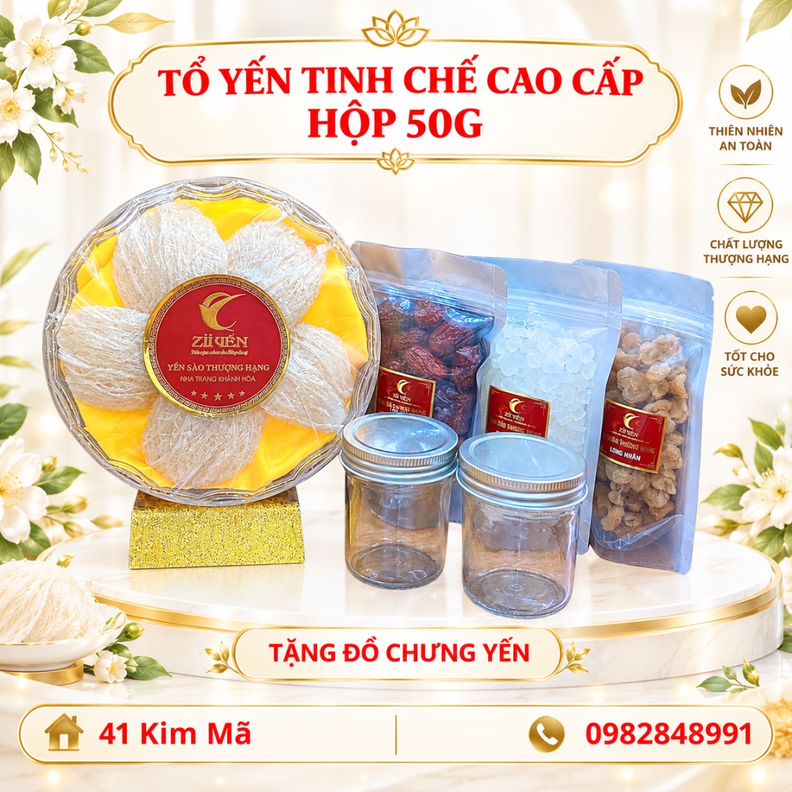 Tổ Yến Tinh Chế Cao Cấp
