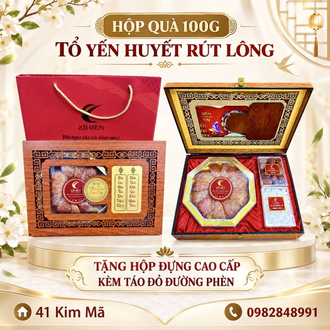 Yến Huyết Rút Lông Thượng Hạng
