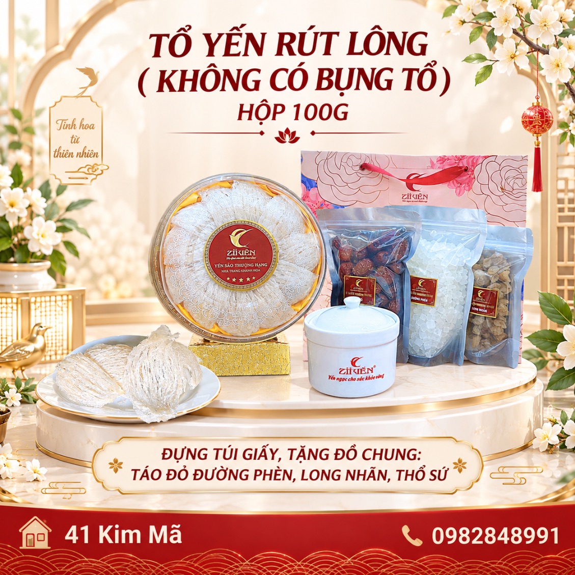 Tổ Yến Rút Lông Thượng Hạng