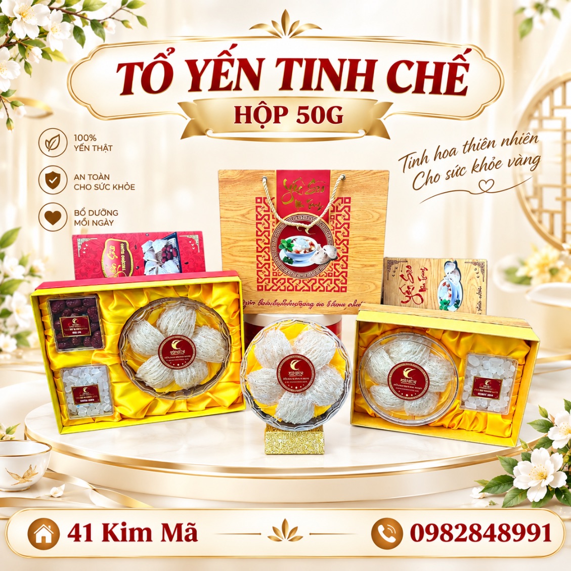 Yến Sào Tinh Chế Hộp 50g