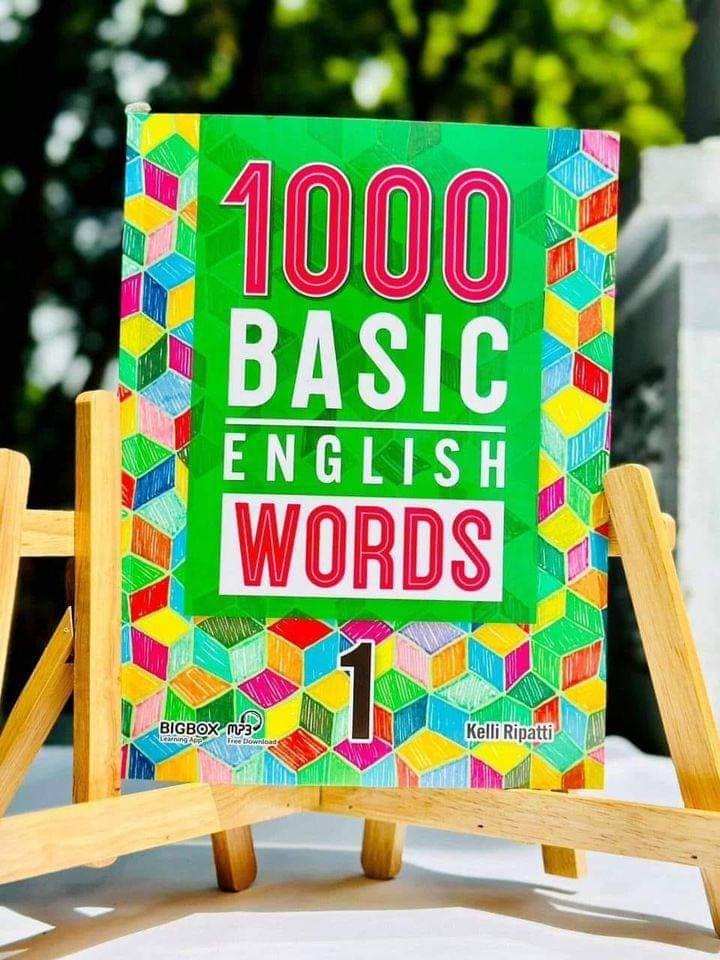 ( Sách nhập khẩu) 1000 Basic english words- 4 quyển