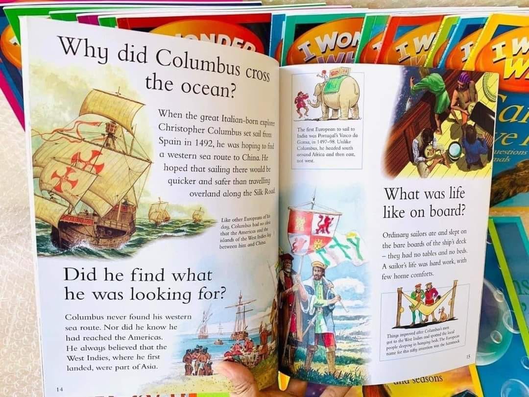 (Sách nhập khẩu) I WONDER WHY 24 CUỐN